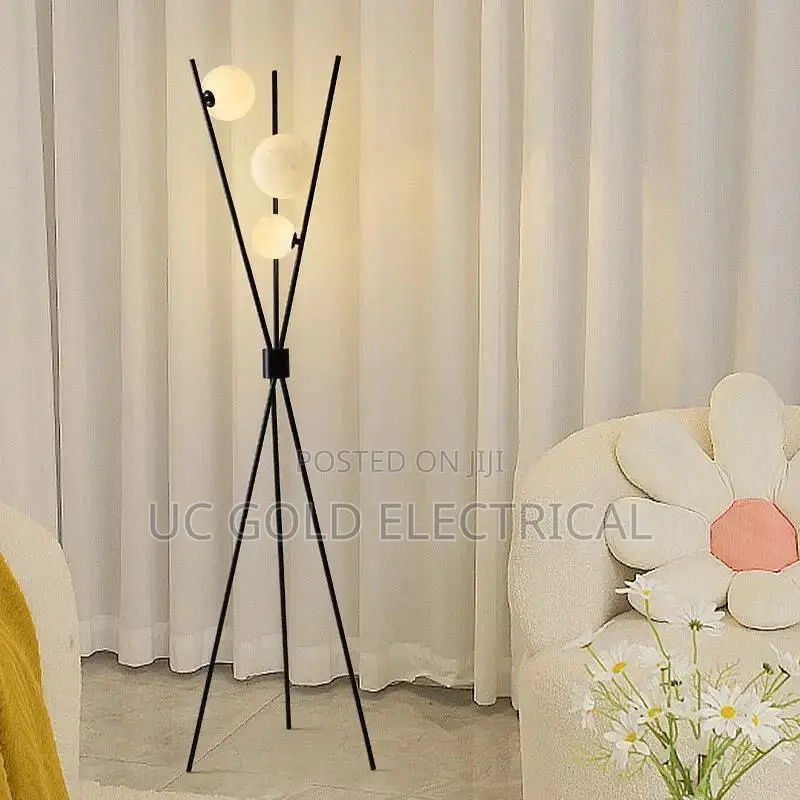 Nordic Designer Moon Standing Lamp Next in the Living Room