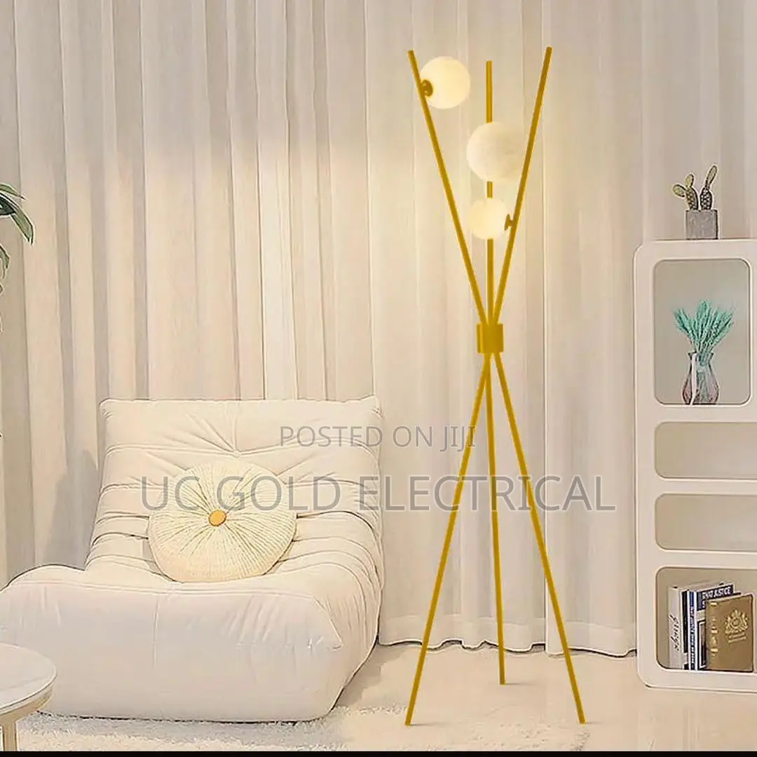 Nordic Designer Moon Standing Lamp Next in the Living Room