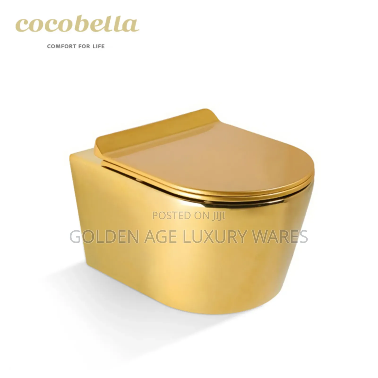 Gold Concealed Wc (White Inside)