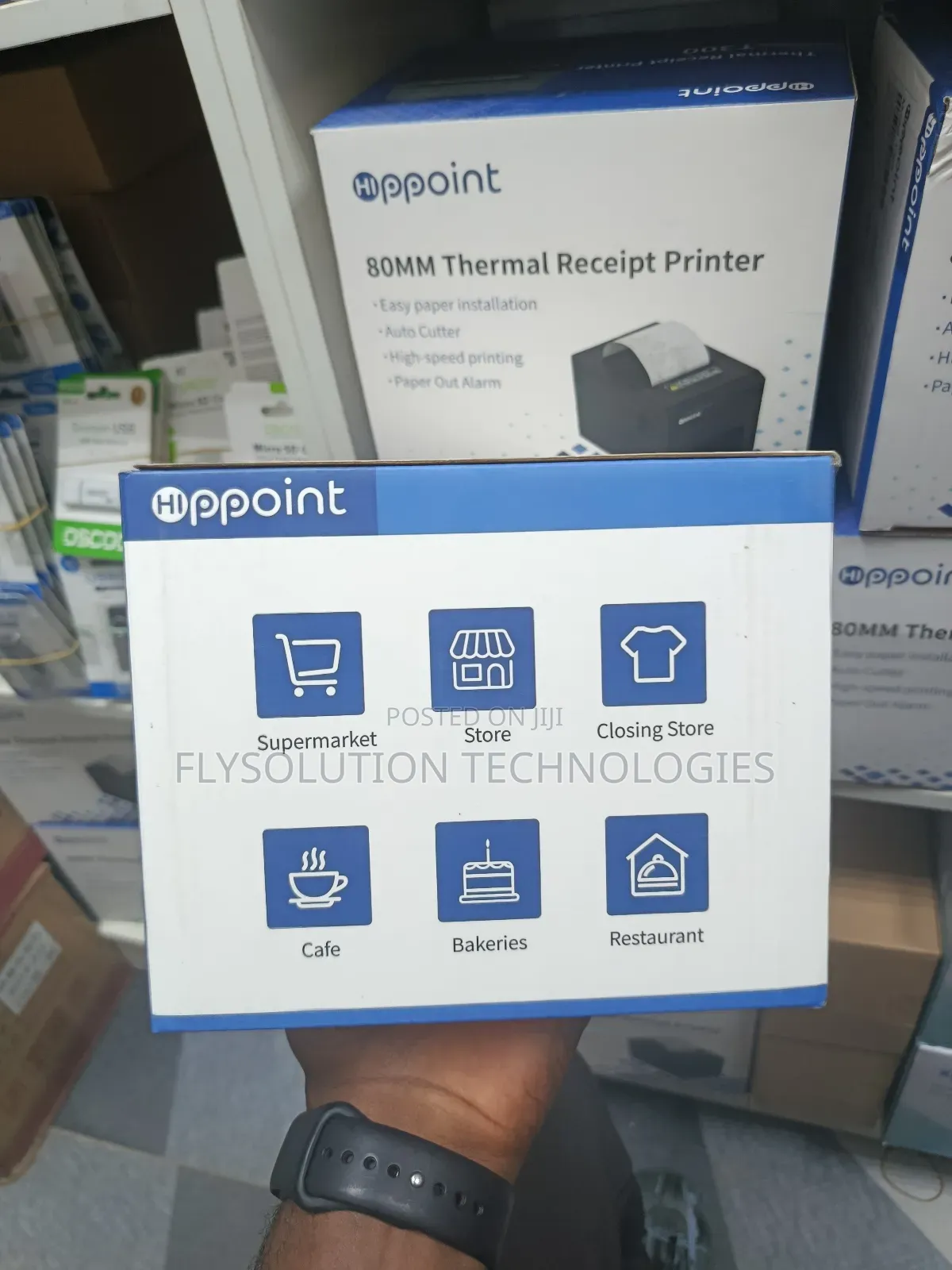 Hippoint 80mm Pos Thermal Bluetooth Receipt Printer - T300