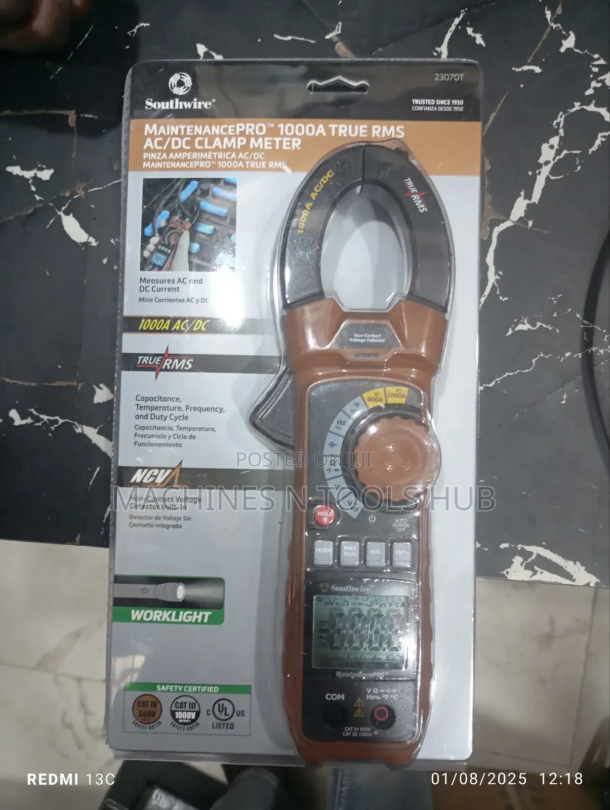 Southwire 23070t True Rms Ac/Dc 1000a Clamp Meter.