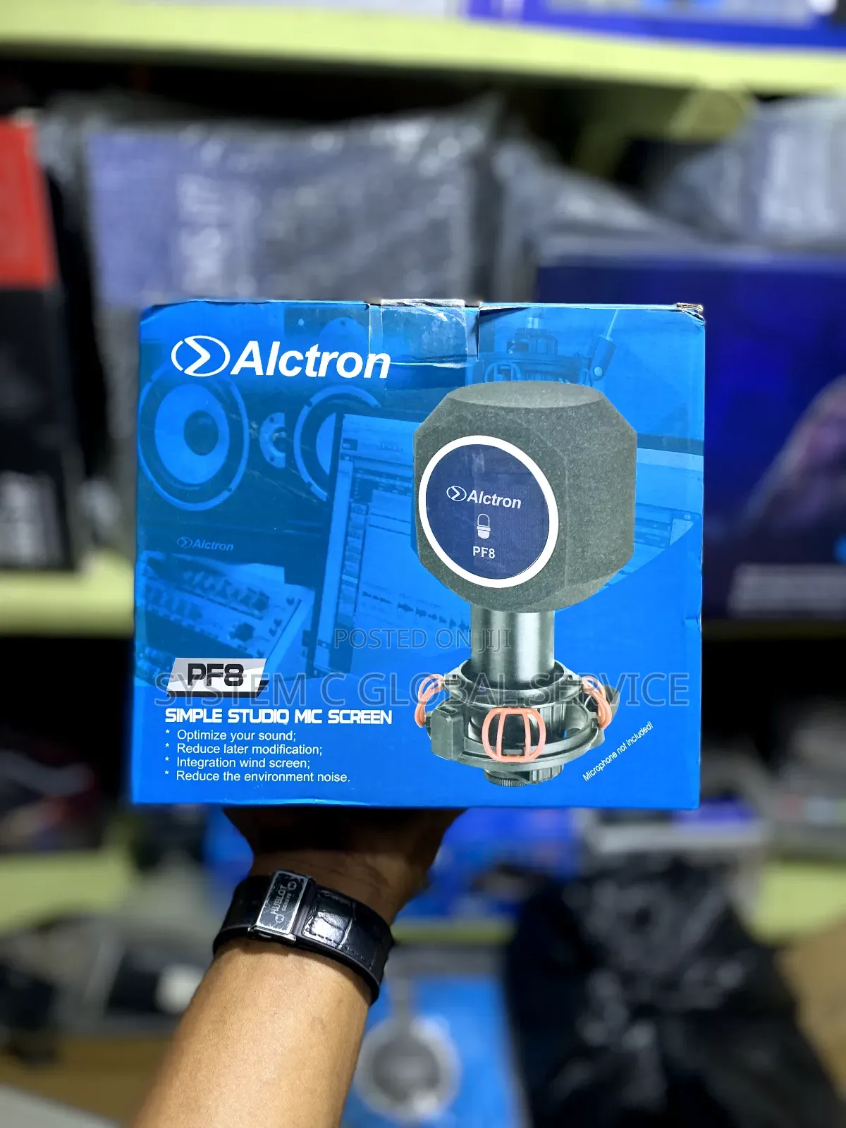 Alctron Pf8 Simple Studio Mic Screen