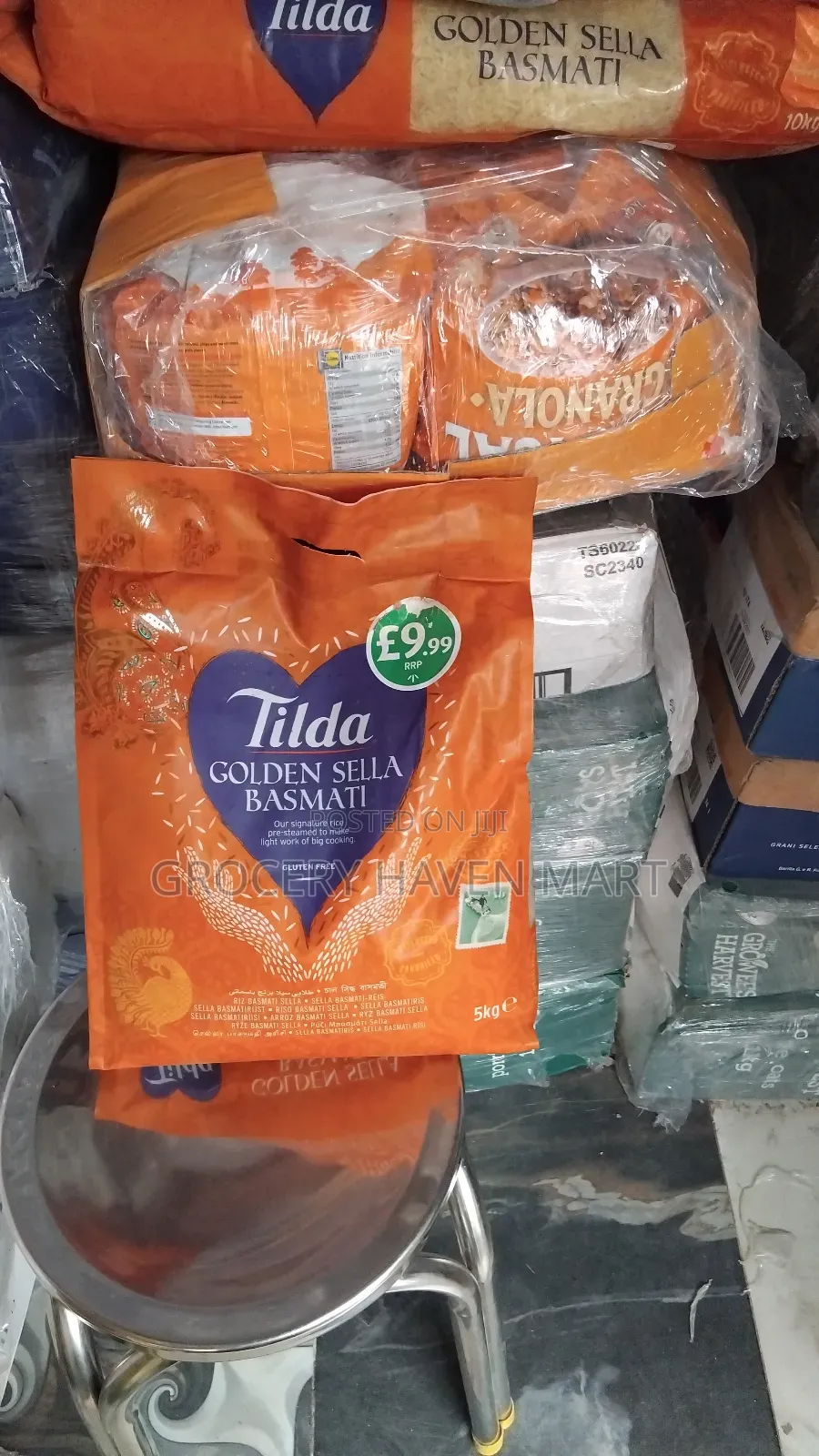 Tilda Golden Sella Basmati Rice 5kg × 4