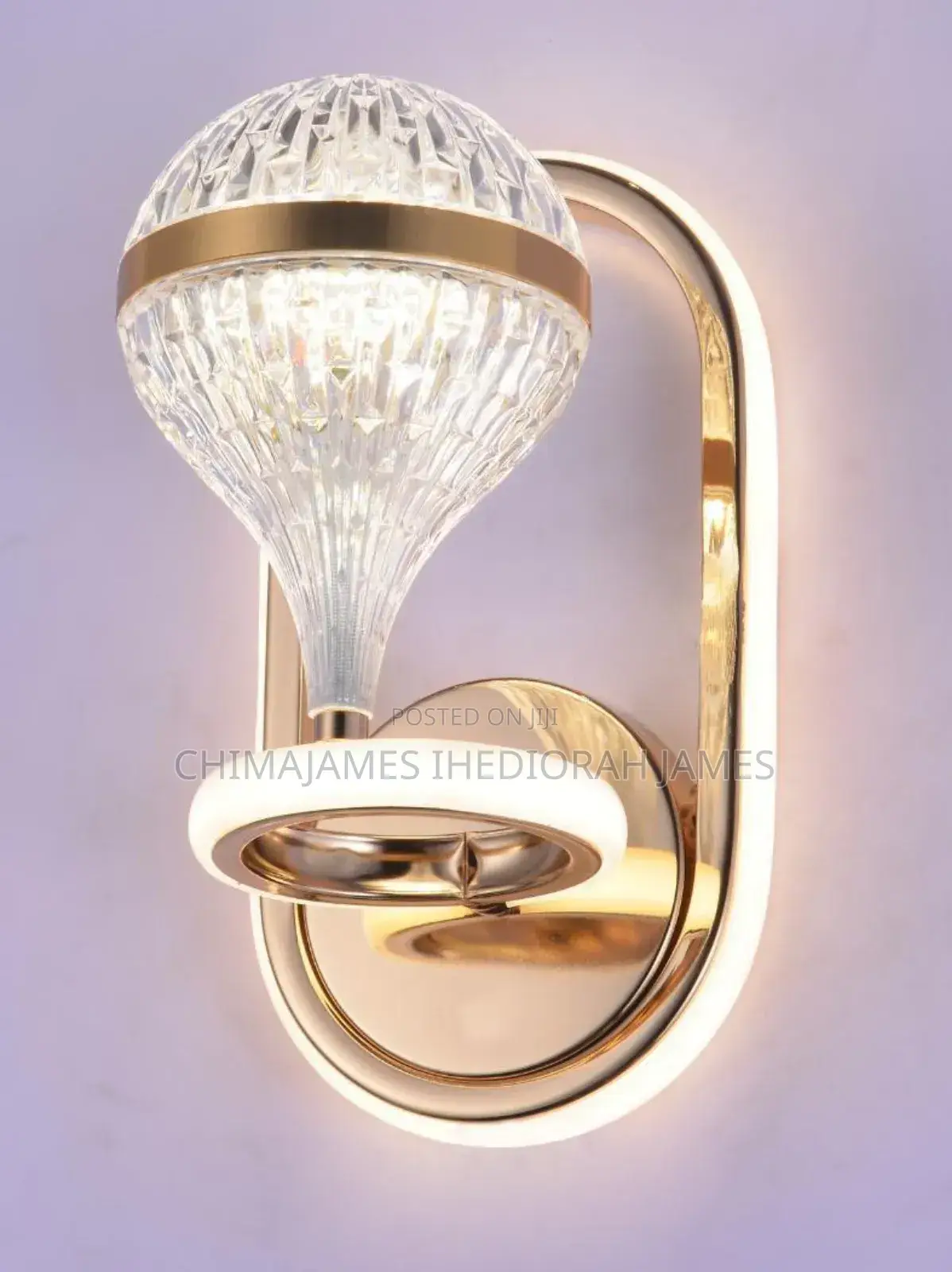 Soura Contemporary Brass Wall Lamp American Retro Led Living