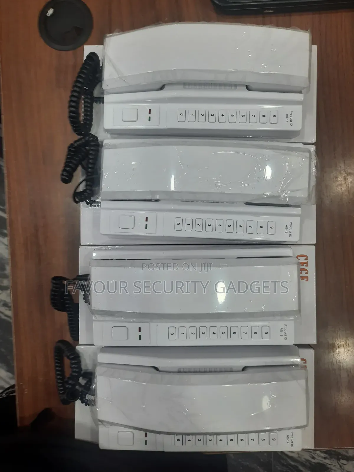 Wireless Non-Display Intercom Telephone 4pcs