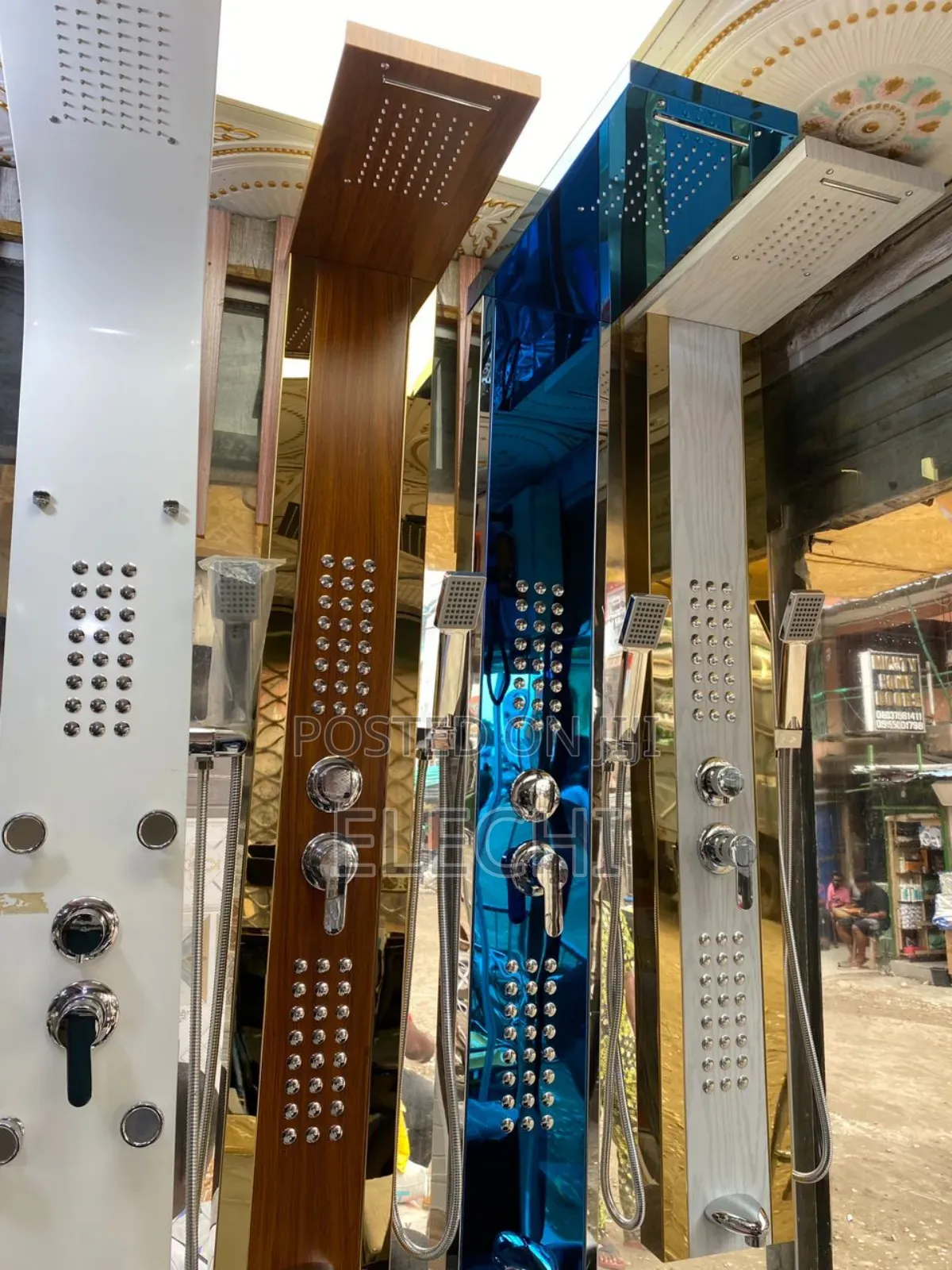 Luxury Power Shower Gold