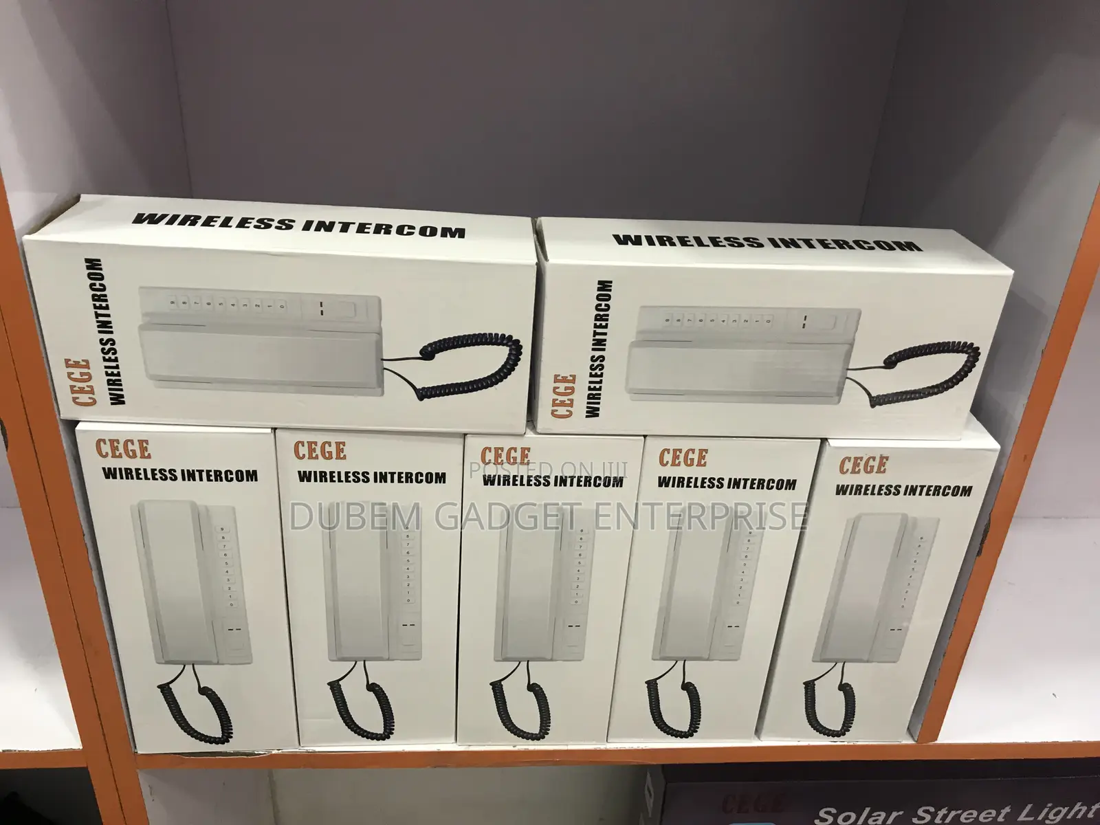 Long Distance Wireless Intercom Phone Non Display 7pcs.