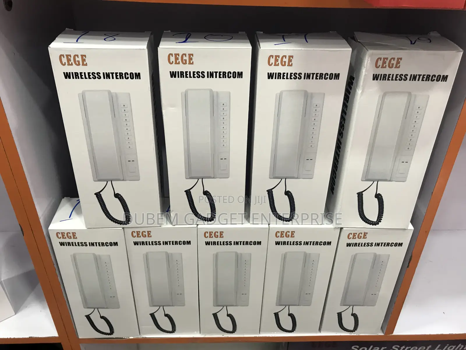 Long Range Wireless Intercom Phone Non Display 9pcs.