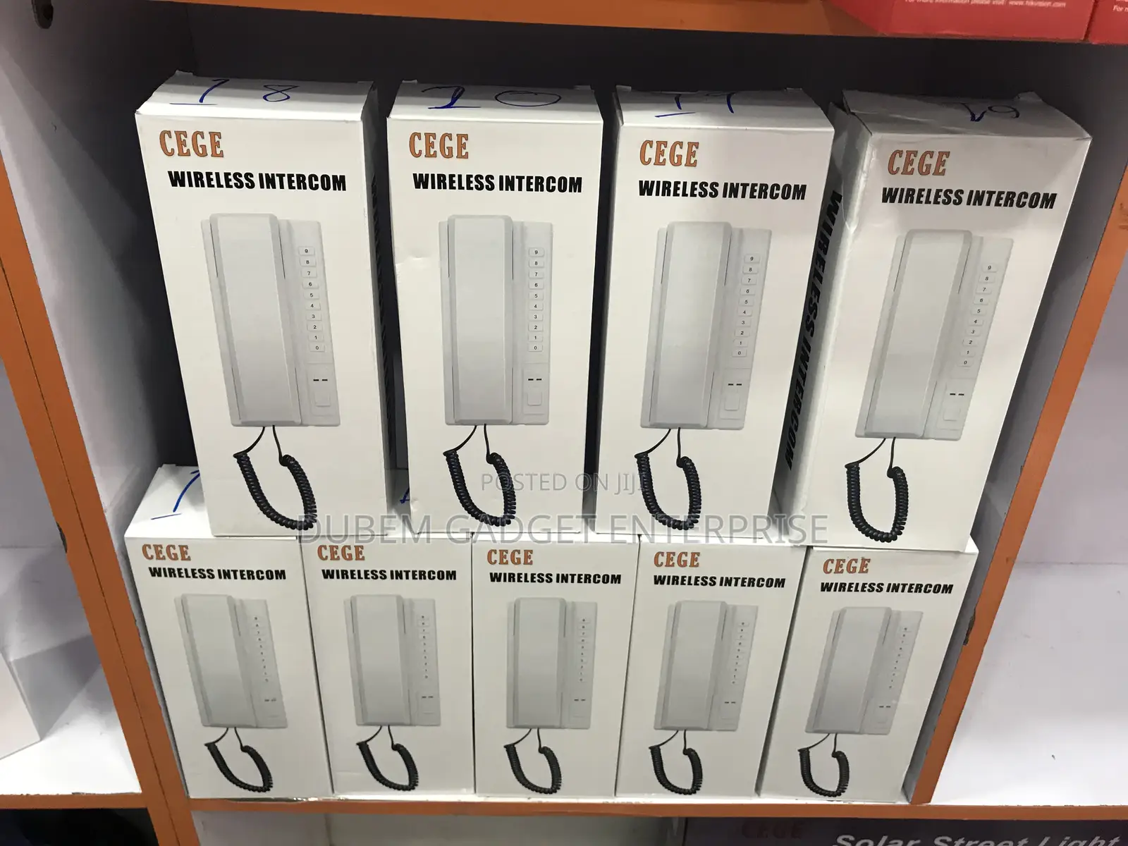 Long Range Wireless Intercom Phone Non Display 9pcs.