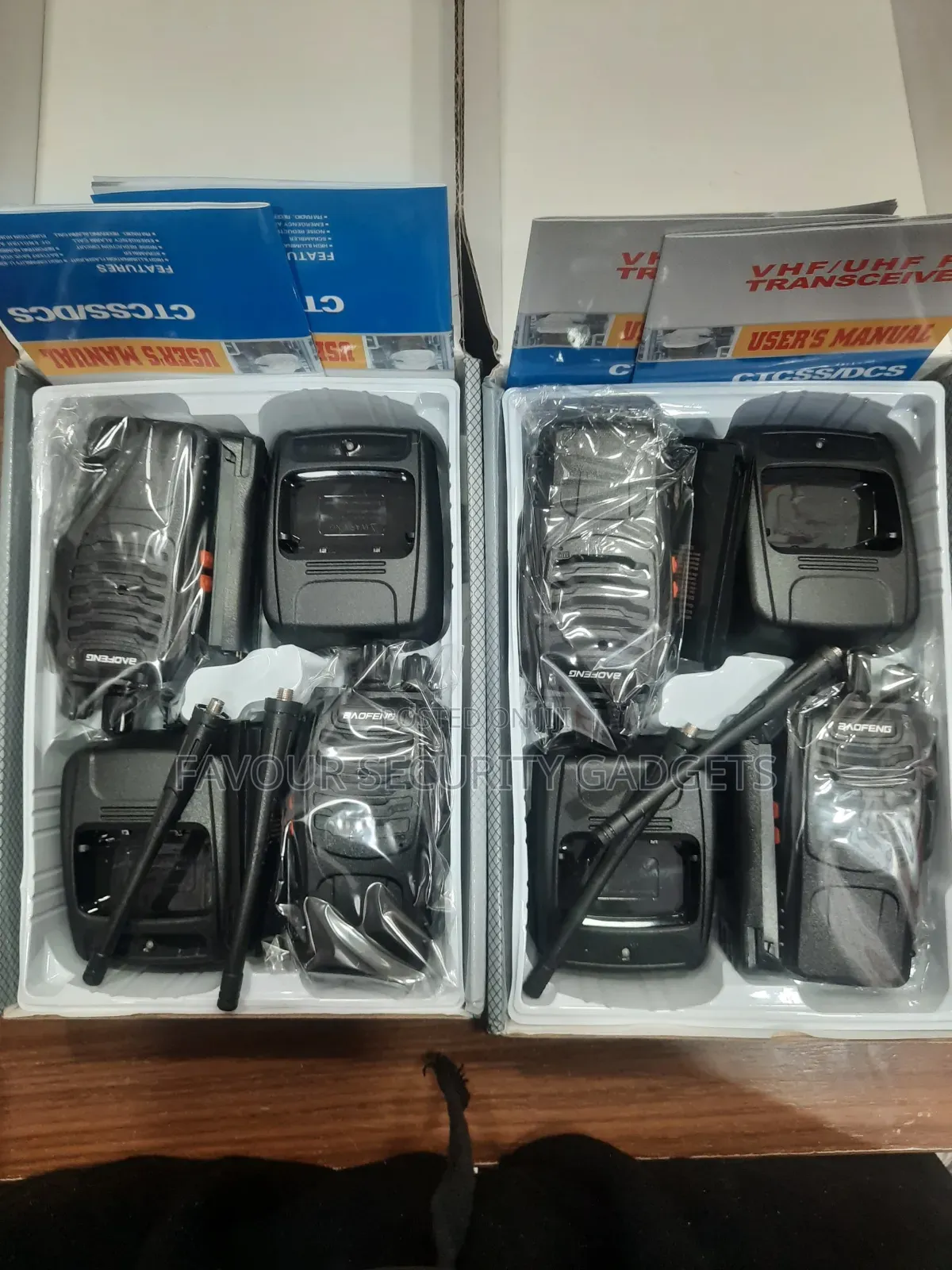 Baofeng Walkie Talkie Radio 4pcs
