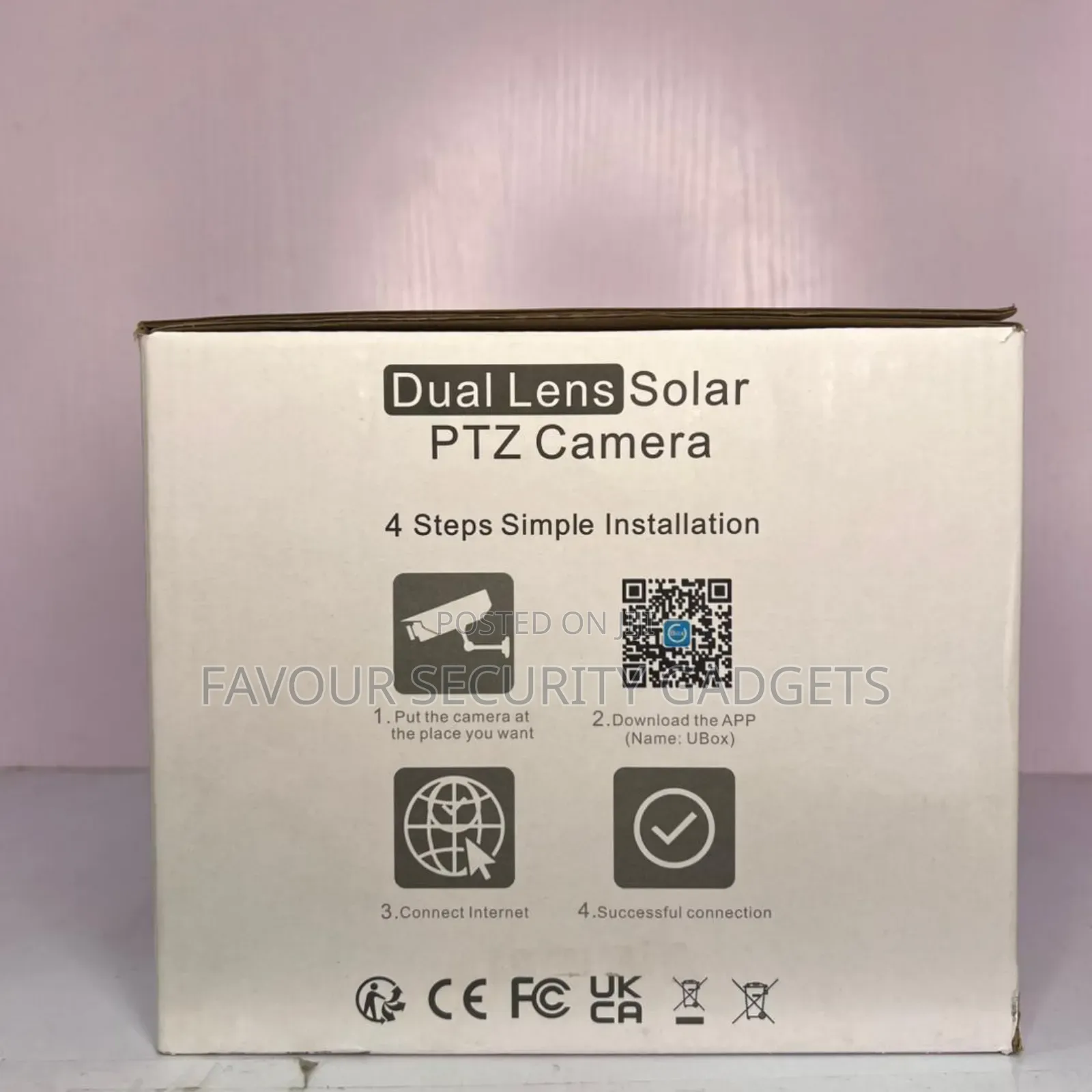 4g Solar PTZ Dual Lens Camera Sd250