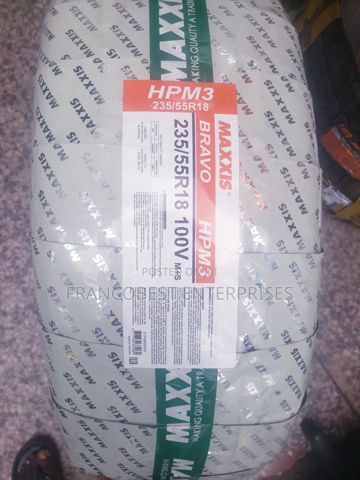 235/55r18 Maxxis Tyre