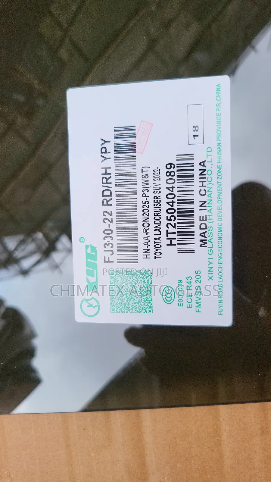 Toyota Landcrusier 2023 Back Door Glass Available We Deliver