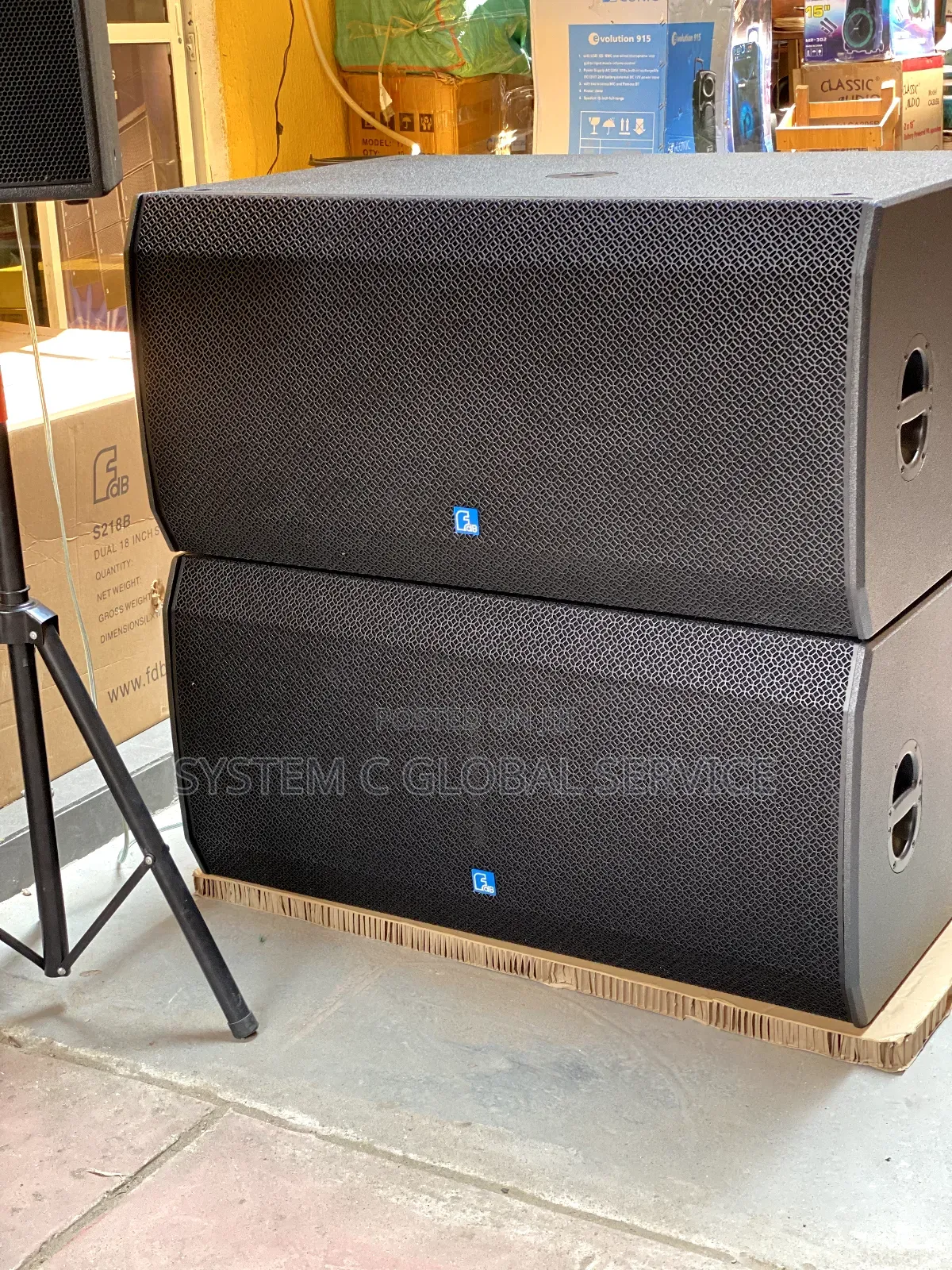 Fdb S Series S218b 18 Inches Sub Bass System
