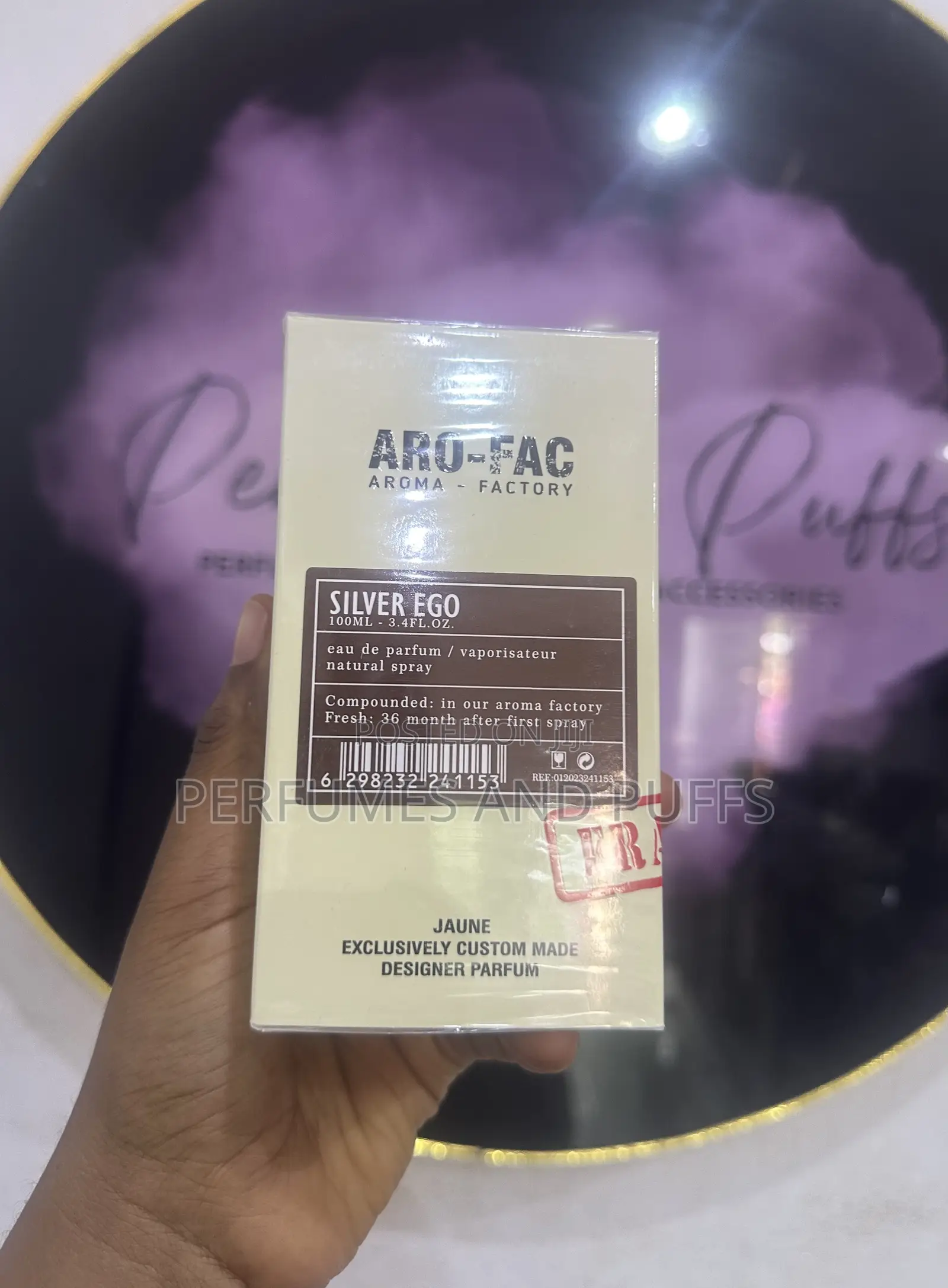 Silver Ego Formerly Known as Plat Ego Perfume | Aro-Fac