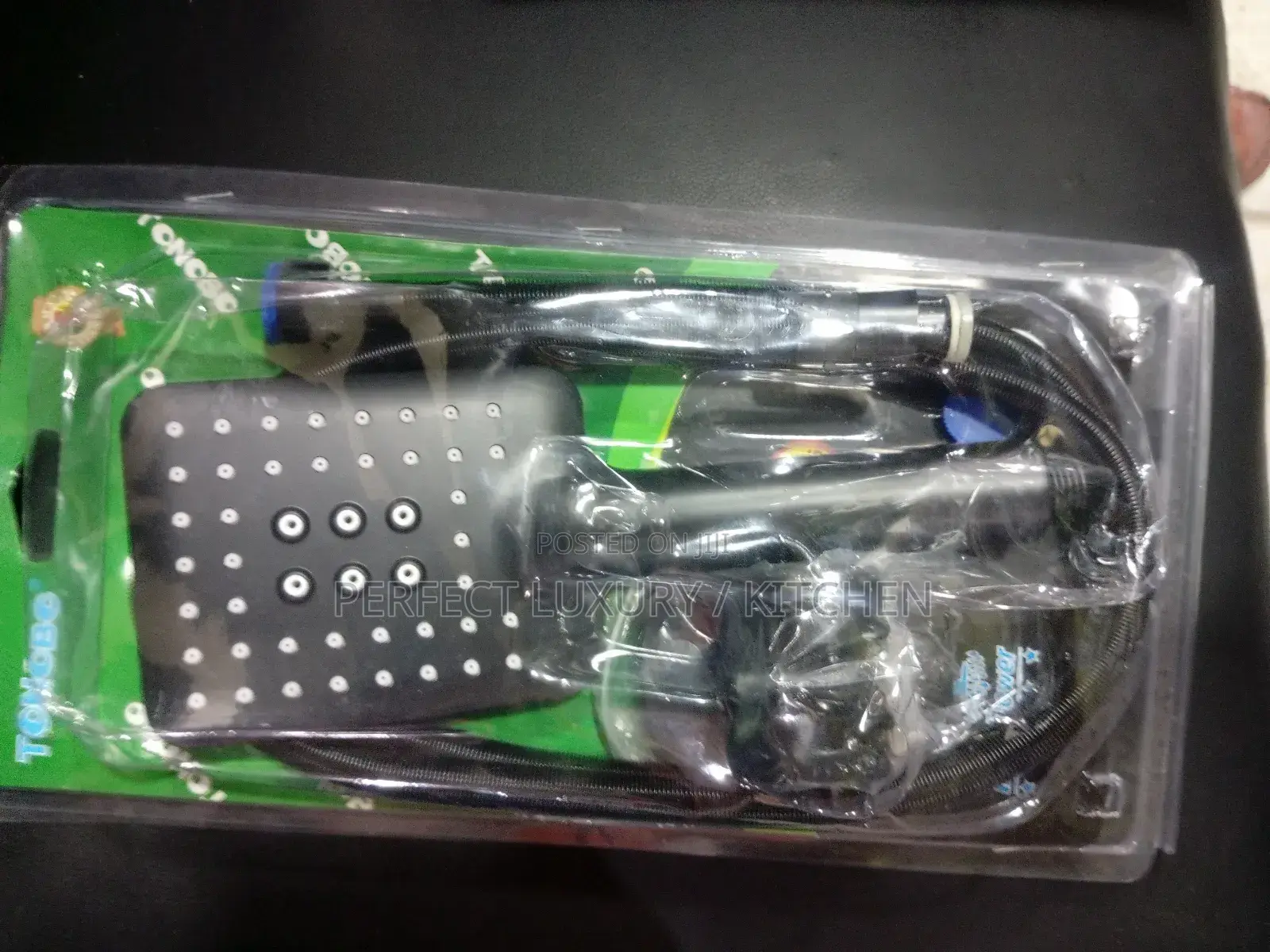 Black Quality Telephone Shower With Cable