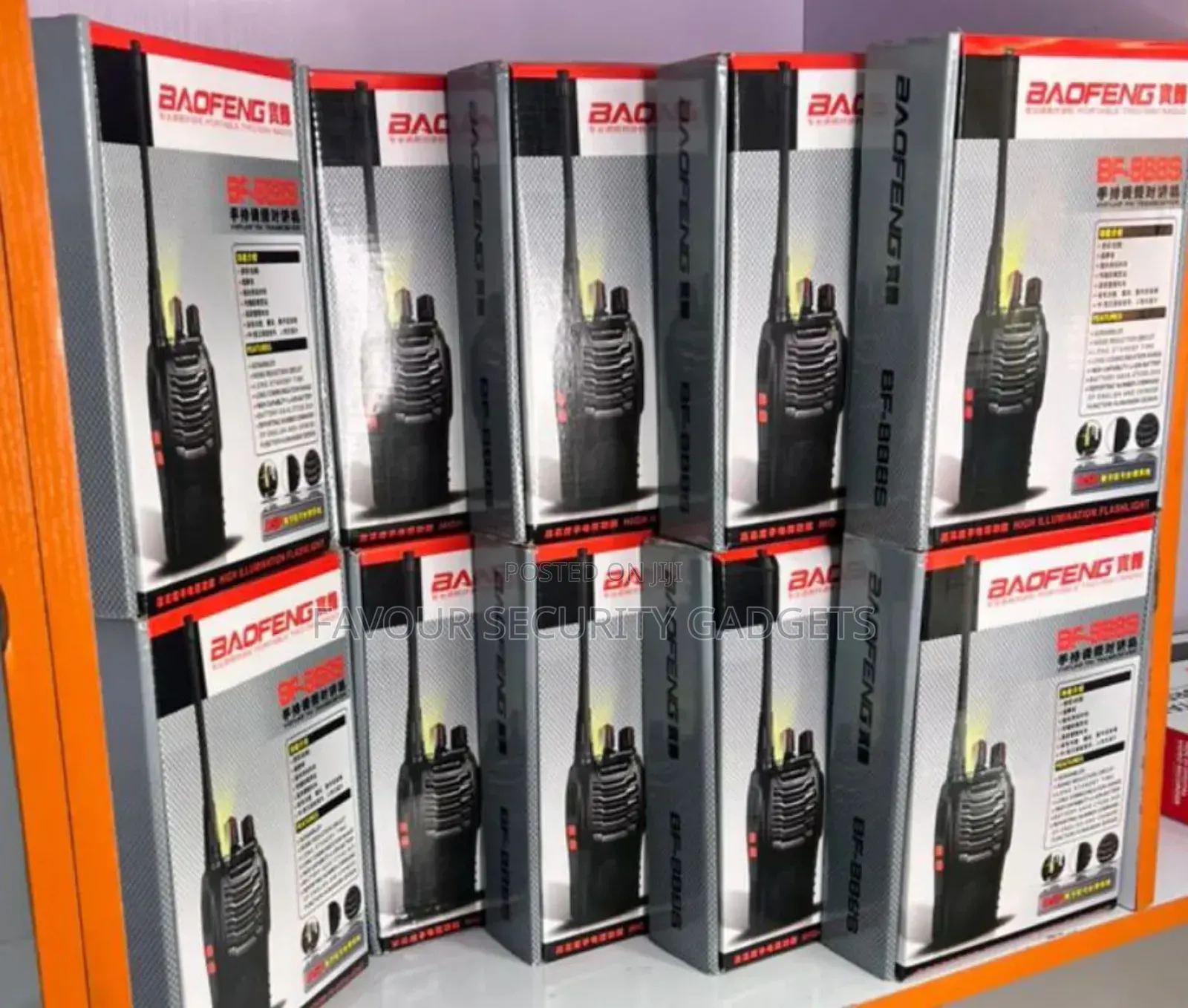Bf 888s Walkie Talkie Radio 10pcs