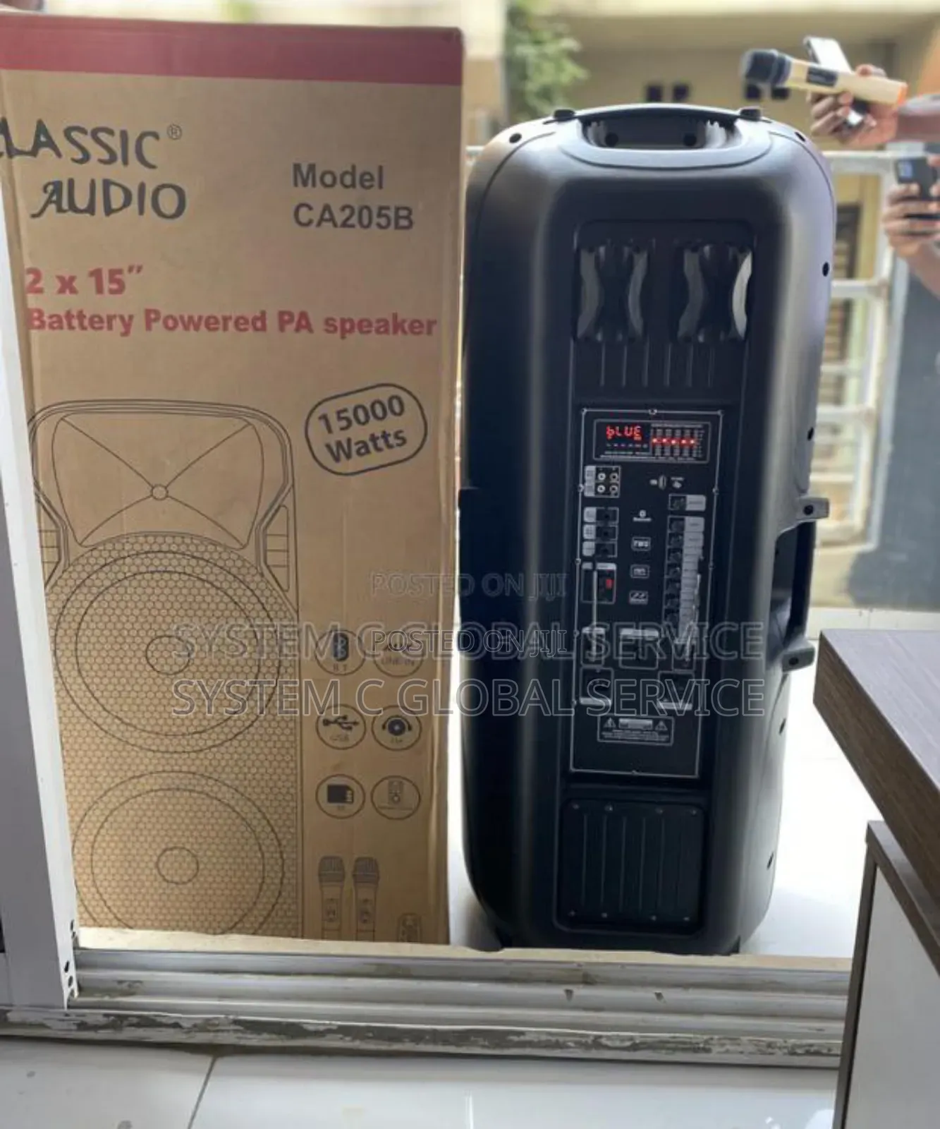 Classic Audio Ca20 B 2×15 Battery Powered Pa Speaker