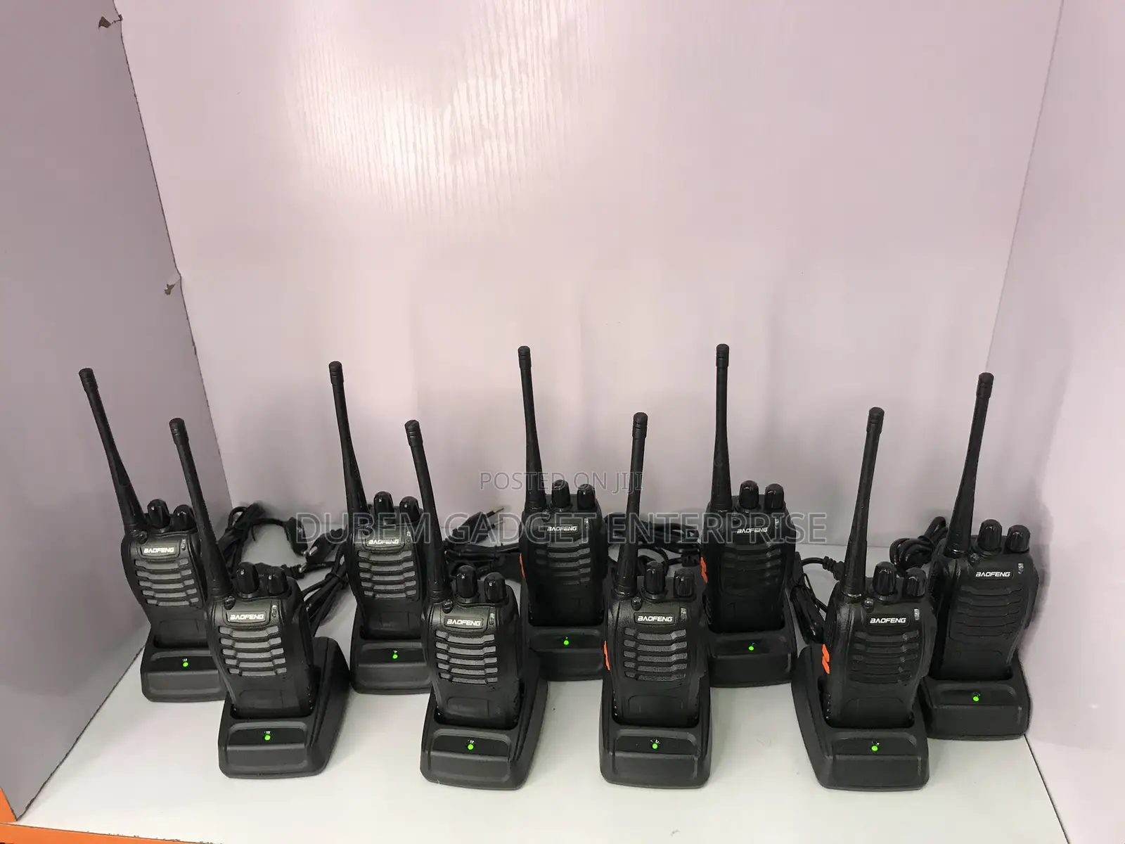 Bf 888s Baofeng Walkie-Talkie Radio 9pcs.