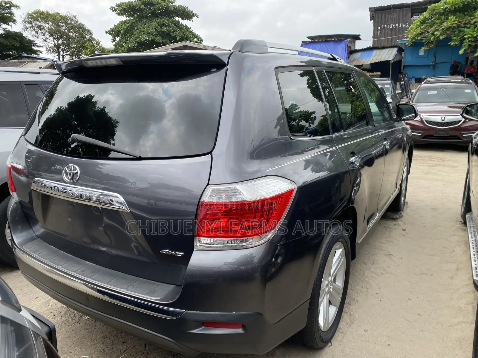 Toyota Highlander Limited 3.5l 4WD 2013 Gray