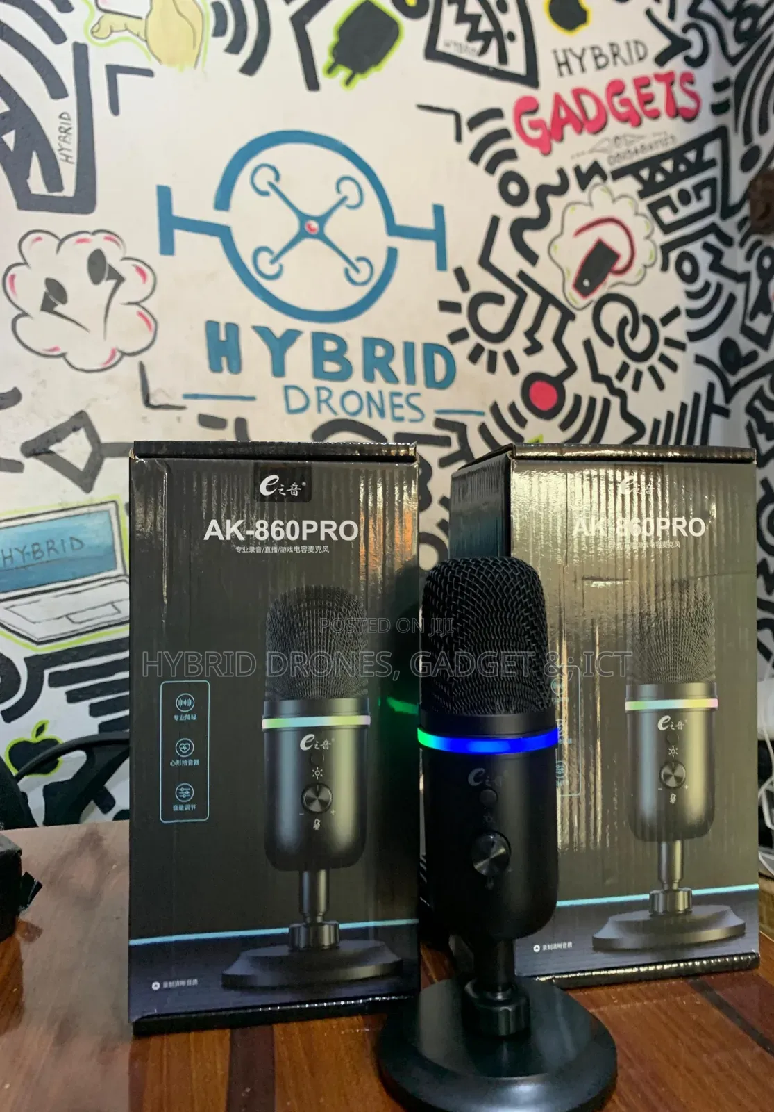 Ak 860 Pro Microphone Condenser for Podcast Voiceover