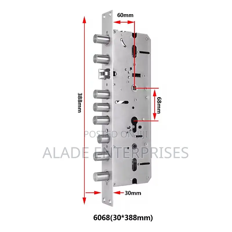 High Quality Smart Wifi Fingerprint Door Lock Mortise