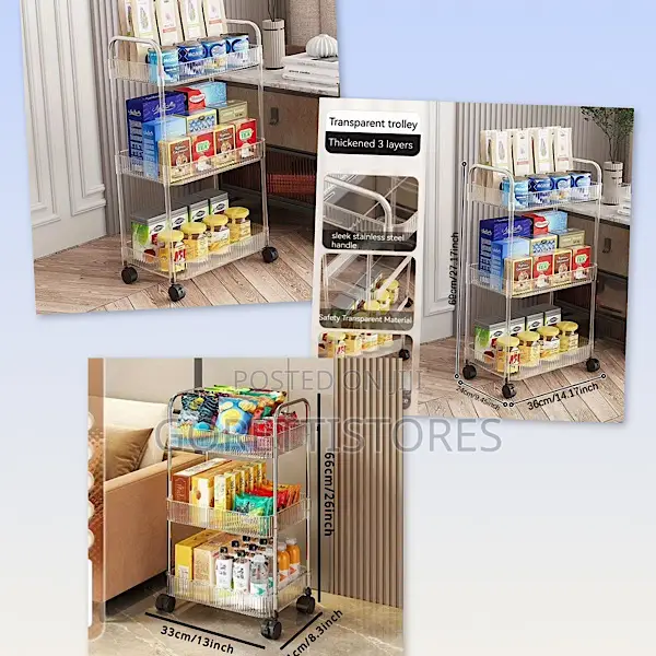 3 Tiers Acrylic Storage Rack