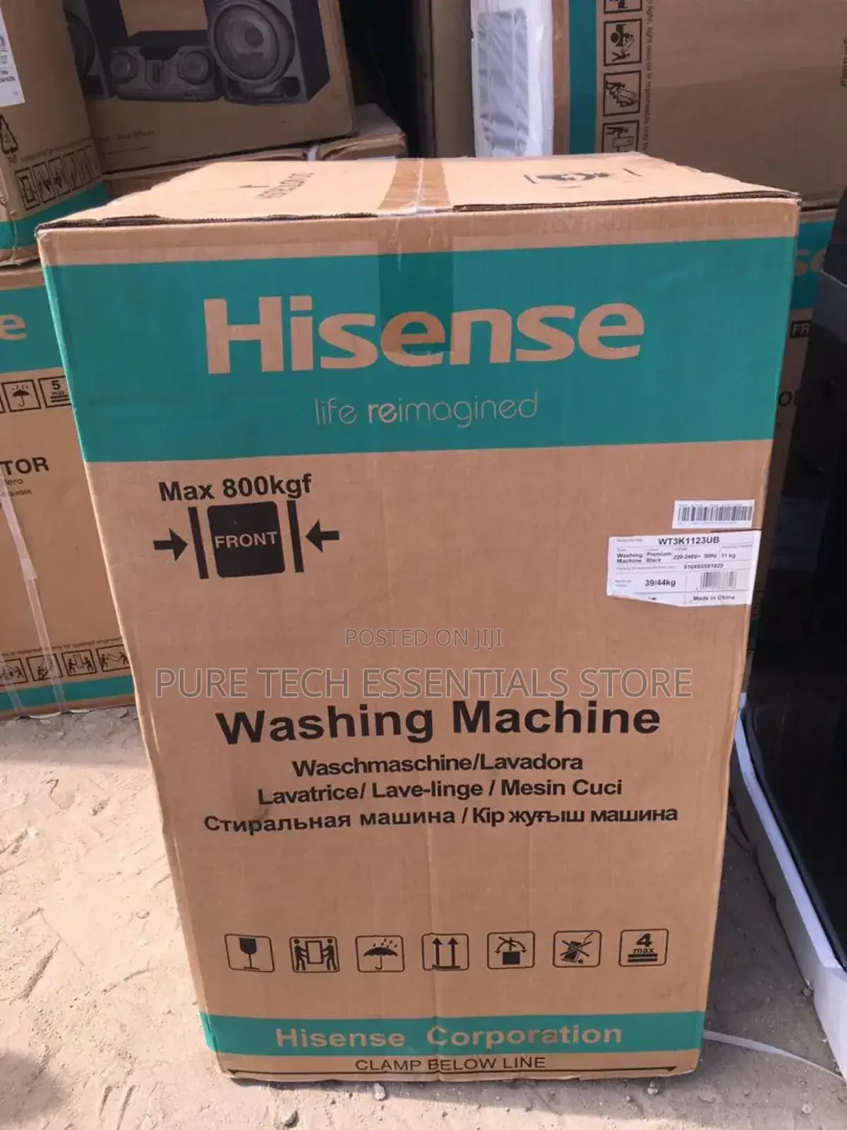 New Hisense Top Load, 9 Kg, Smart Control Washing Machine