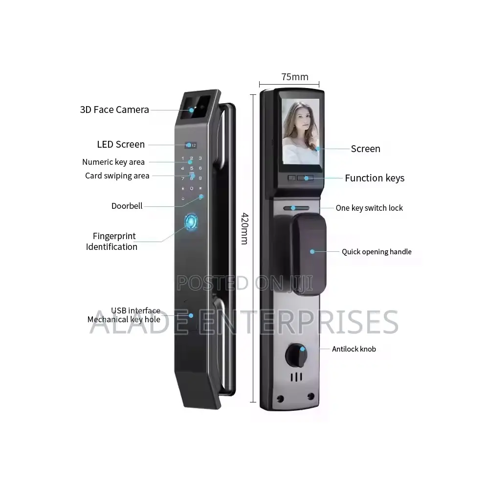 Video Call Smart Door Lock With Camera