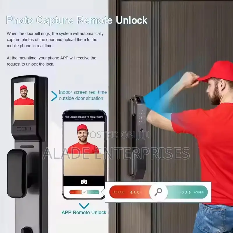 Video Call Smart Door Lock With Camera