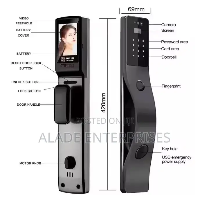 Face Recognition Fingerprint Door Lock