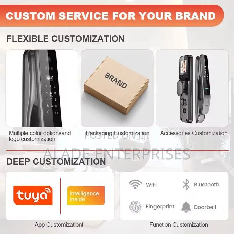 Hot Selling 3d Face Recognition Smart Door Lock