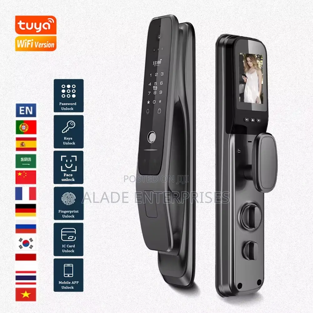 Hot Selling 3d Face Recognition Smart Door Lock