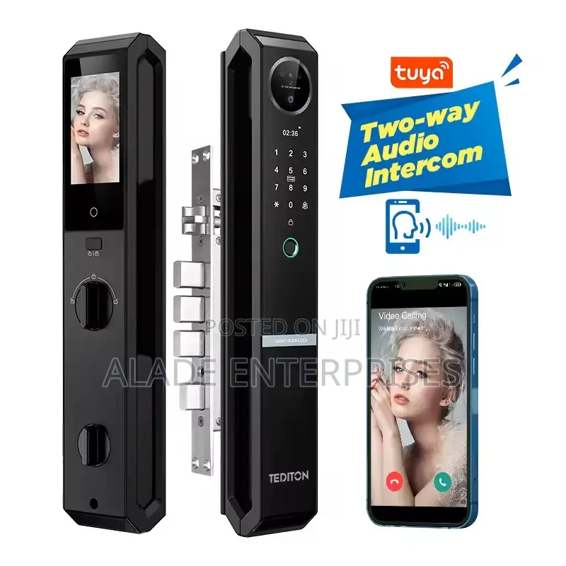 Outdoor Tuya 3d Face Recognition Digital Lock For Home