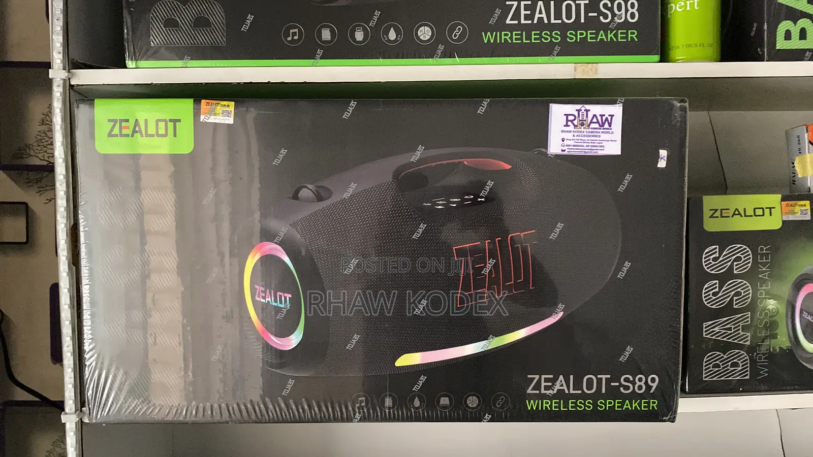 Zealot S89 Loudest Portable Speaker Subwoofer 250w 48000mah