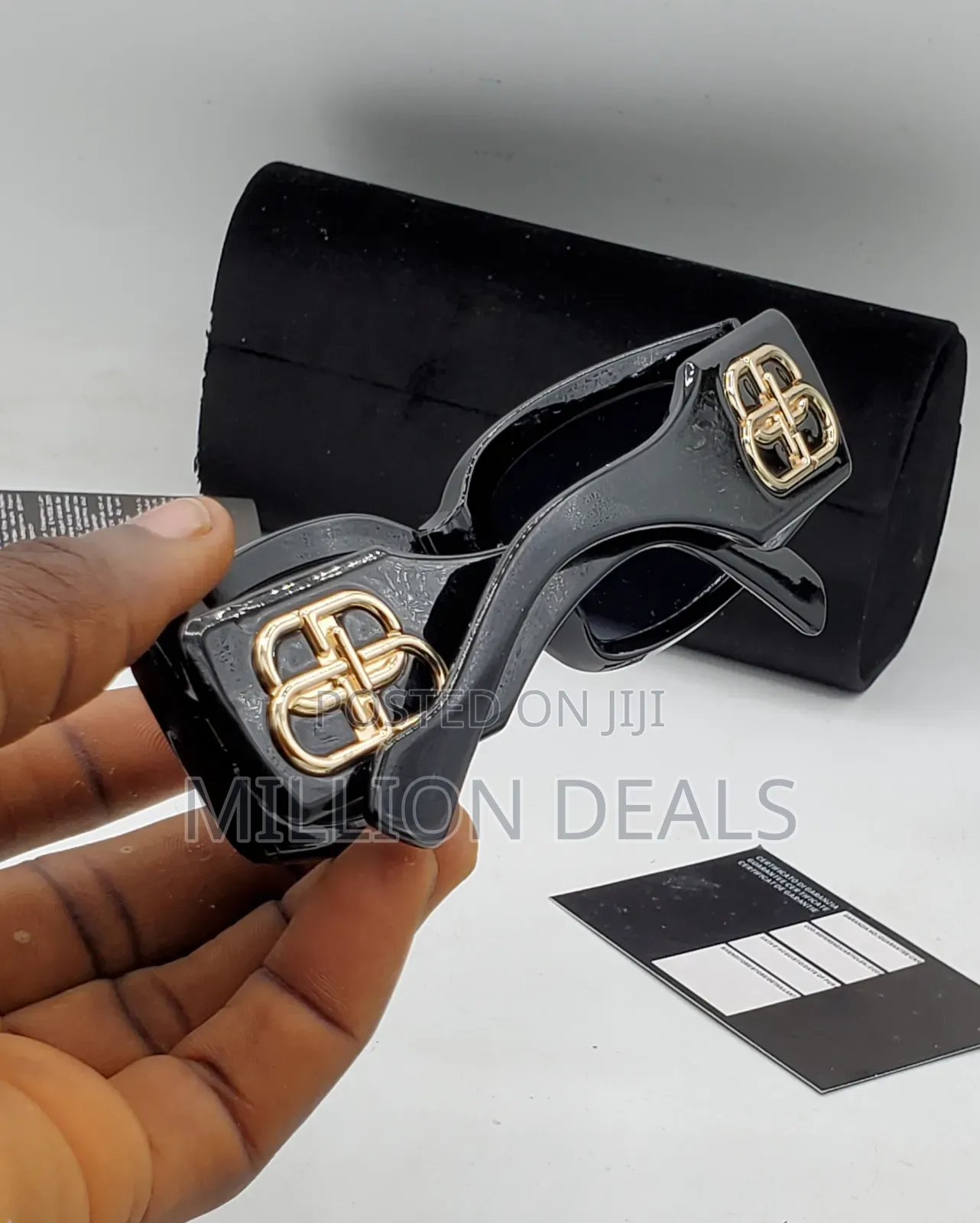Stylish Black Balenciagaunique Men’S Sunglasses
