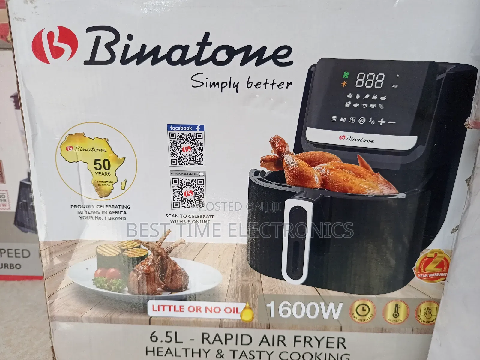 Original 6.5l Binatone Air Fryer