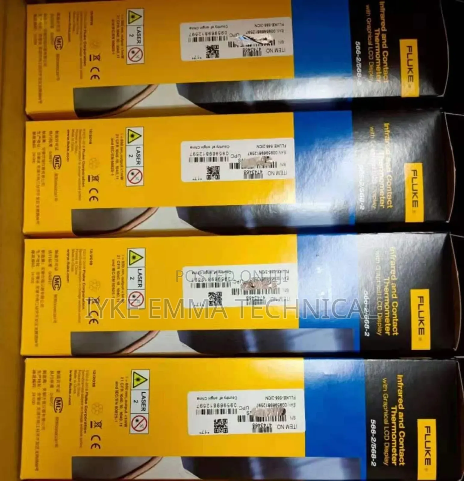 Fluke 566-2/568-2 Infrared and Contact Thermometer