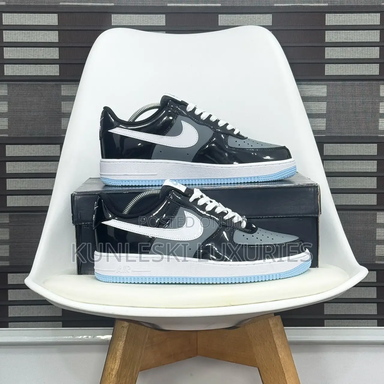 Original Nike Air Force 1 ‘07 Lv8’ Patent Sneakers