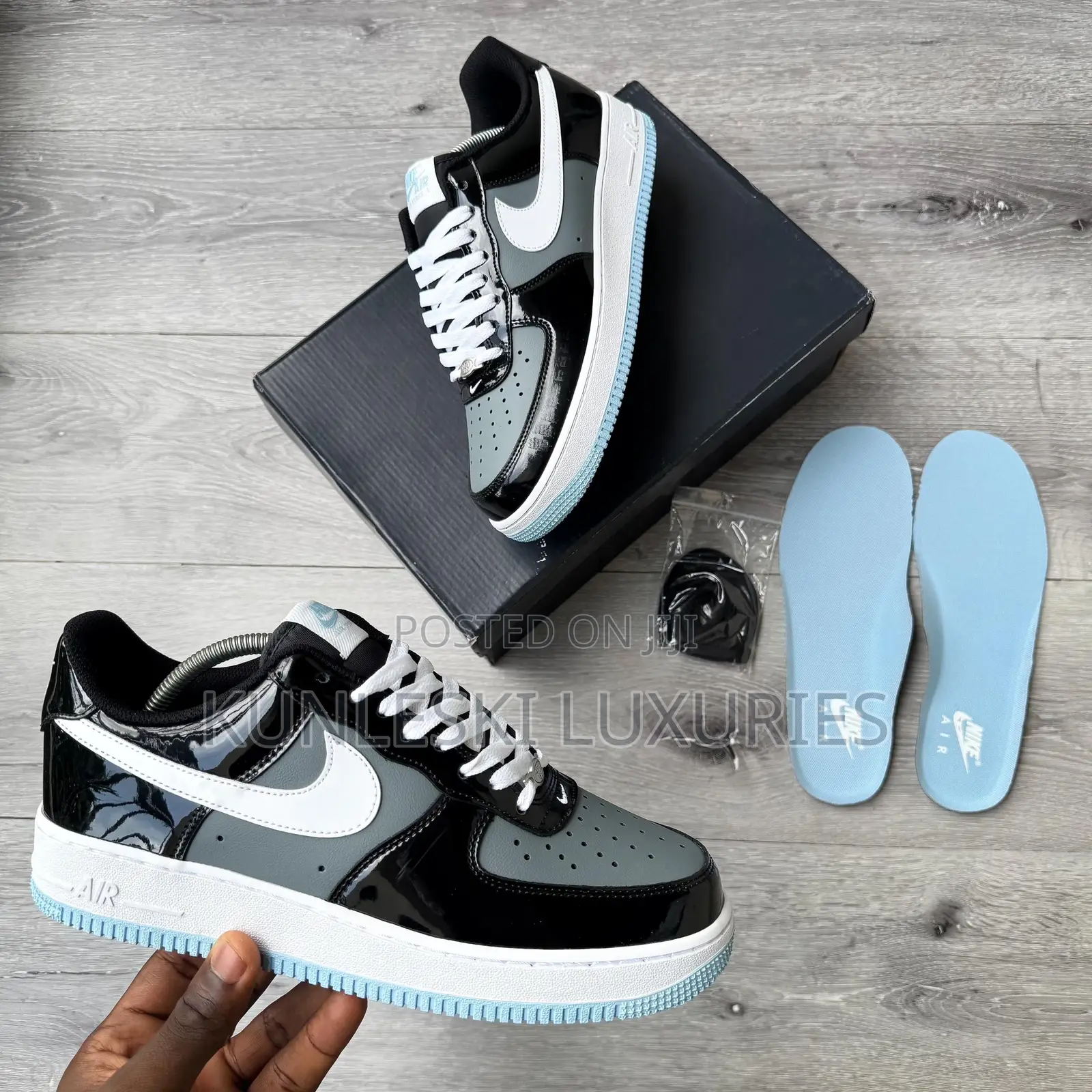 Original Nike Air Force 1 ‘07 Lv8’ Patent Sneakers