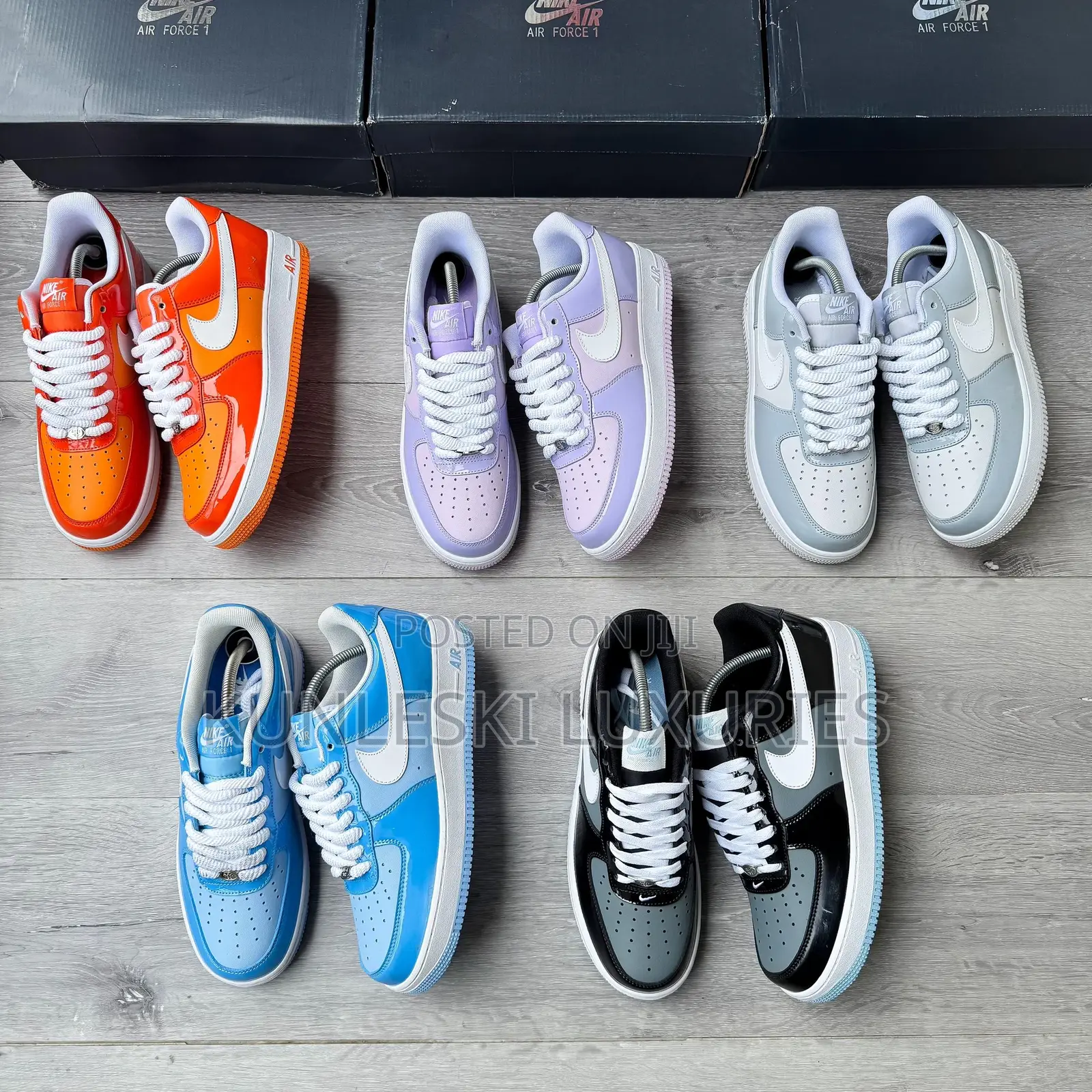 Original Nike Air Force 1 ‘07 Lv8’ Patent Sneakers