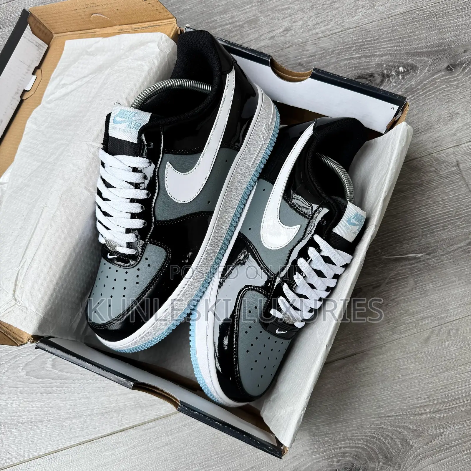 Original Nike Air Force 1 ‘07 Lv8’ Patent Sneakers