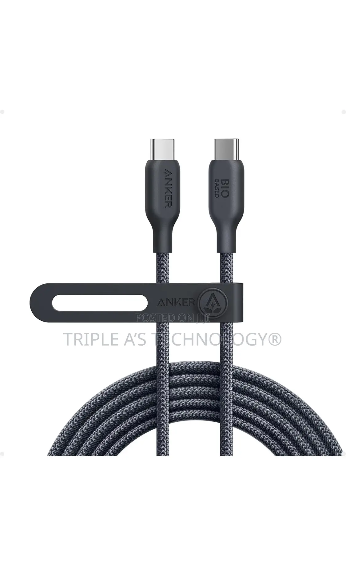 Authentic Anker 543, 240w Bio-Braided Type C Fast Charge Cable