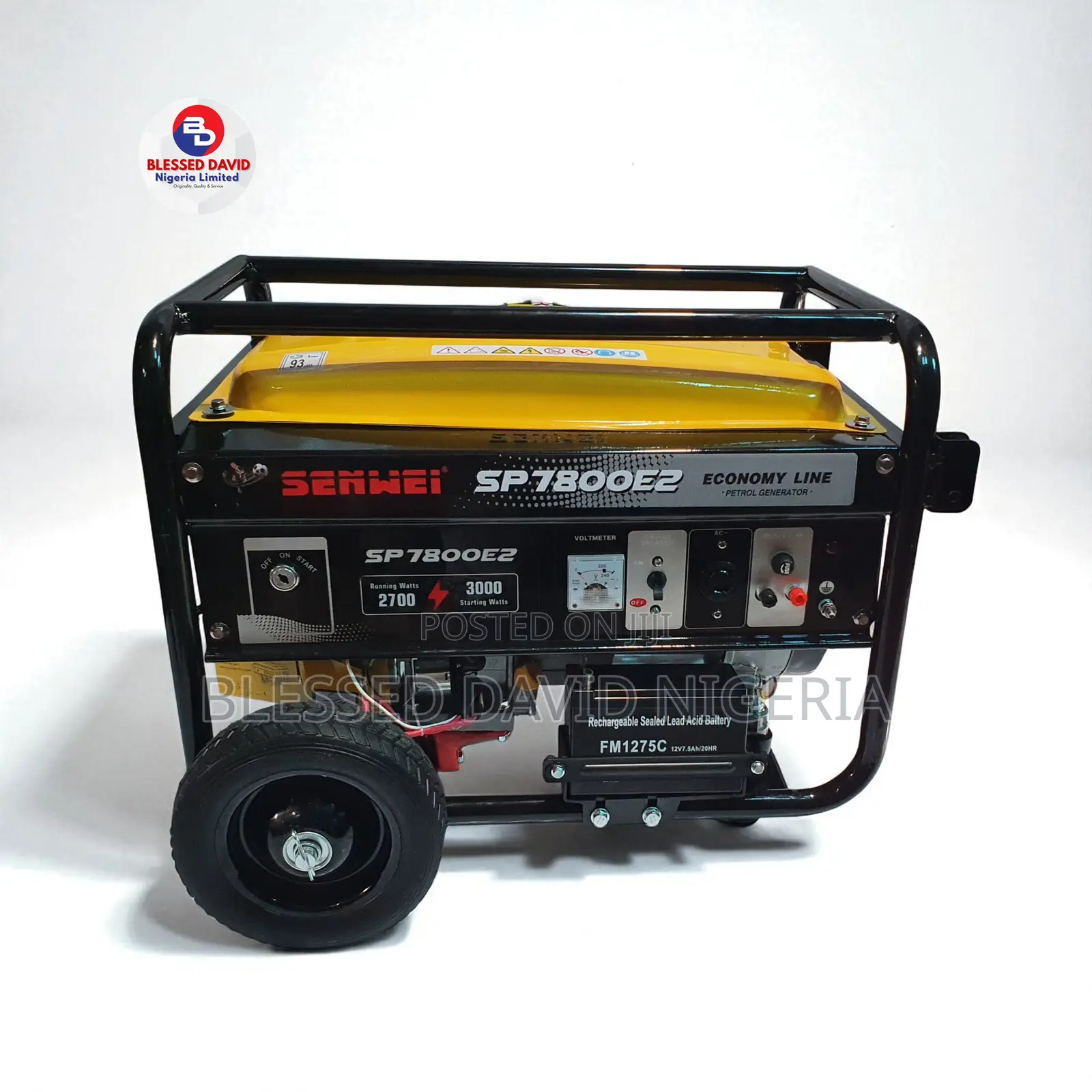Senwei Sp7800e2 3.3kva (2.7kw / 3.0kw) Key Starter Generator