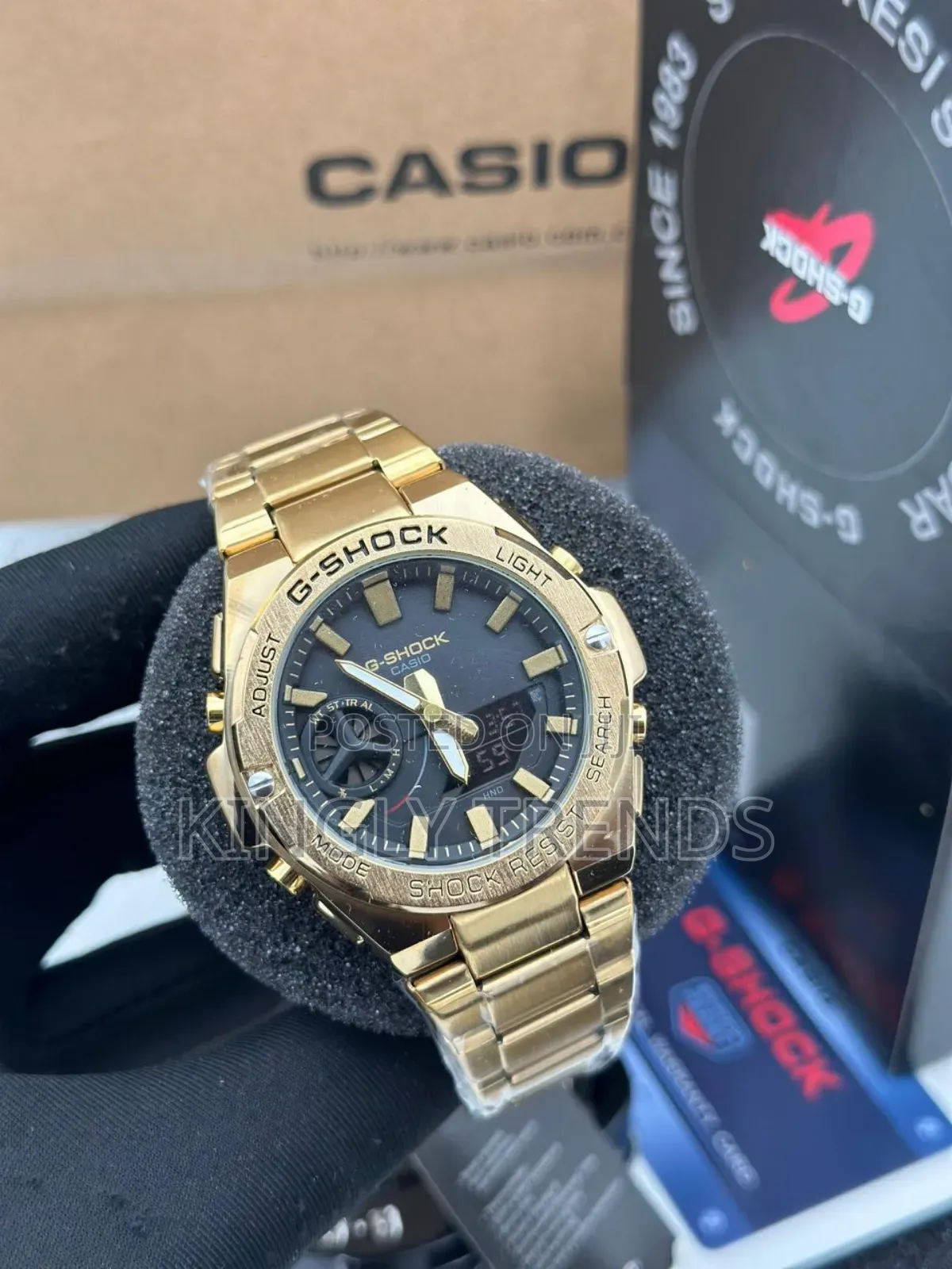 Original Gold Plated G-Shock Wristwatch