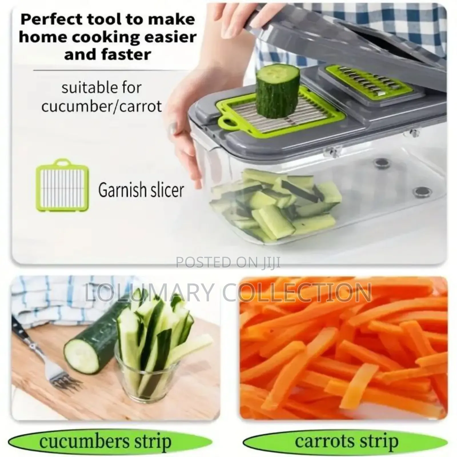 22pcs Multi-Functional Vegetable Chopper – Slicer, Dicer