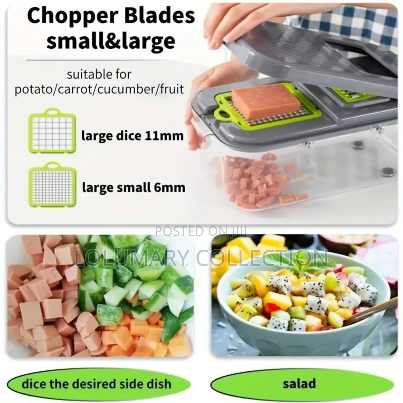 22pcs Multi-Functional Vegetable Chopper – Slicer, Dicer