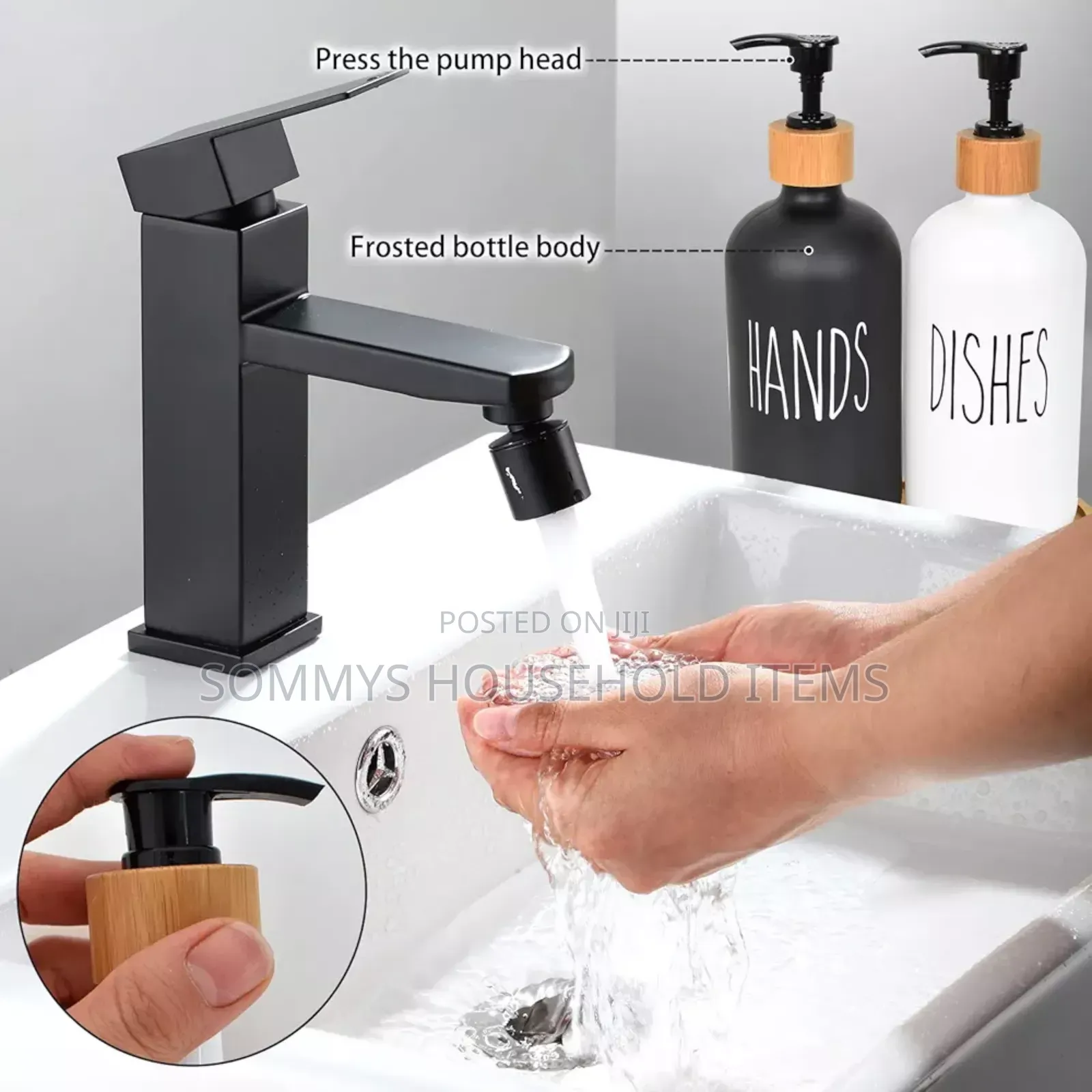 2set Soap And Lotion Dispenser Bottle / Container