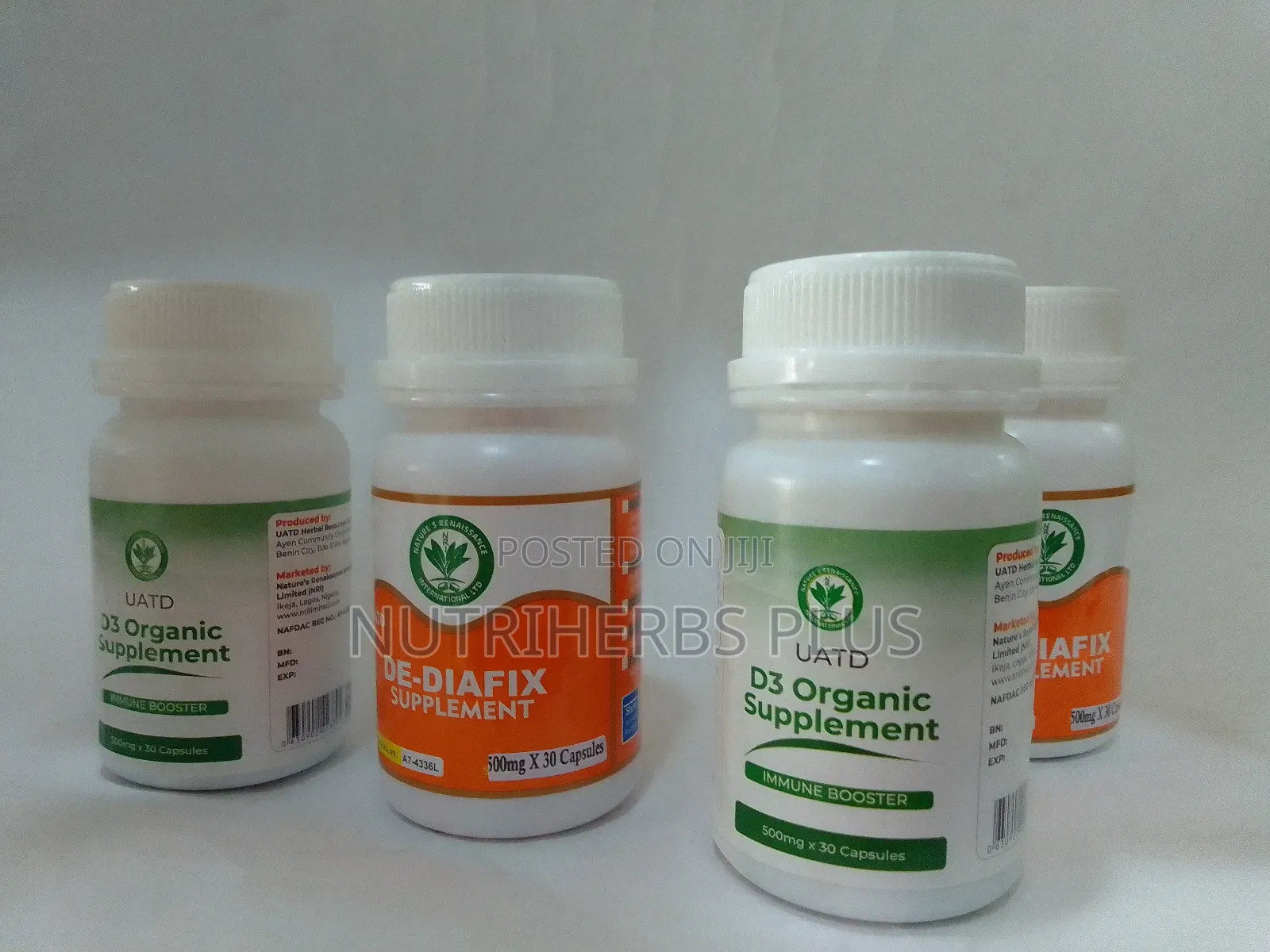 Uatd D3 Organic Supplement+De-Diafixsupplement 100%Effective