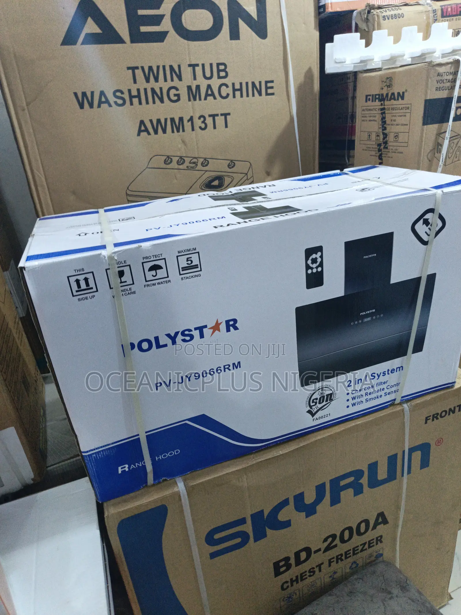 Durable Heat Extract Polystar Range Hood (Pv-Jy9066rm)